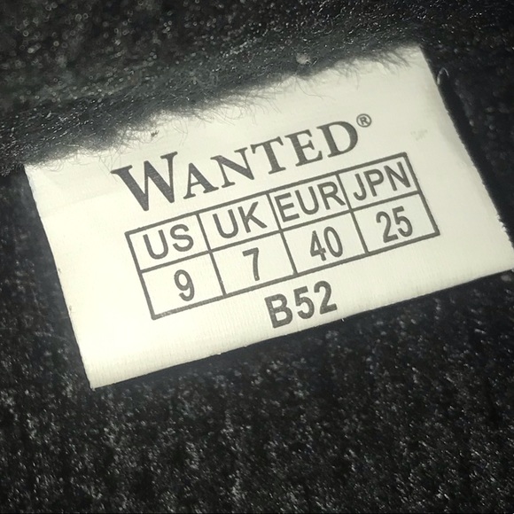 Fall black wanted boots size 9 - Picture 4 of 4